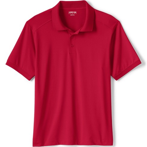 Lands End School Uniform Men s Short Sleeve Rapid Dry Polo Shirt