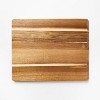 12"x15" Reversible Acacia Cutting Board Natural - Figmint™ - 3 of 4