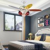 Costway 52'' Ceiling Fan with Light Kids Fan Light w/Pull Chain Control Beetle Multicolor - image 4 of 4