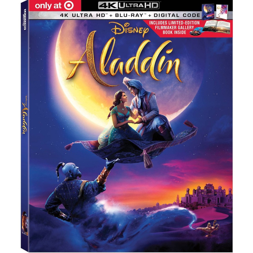 Aladdin (Live Action) (Target Exclusive) (4K/UHD) was $34.99 now $24.49 (30.0% off)