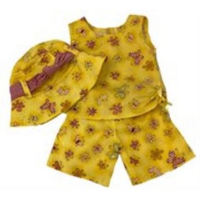 Doll Clothes Superstore Yellow Butterfly Shorts Fit Big Baby Dolls