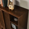 SKRAN Mid Century Modern Rattan Sideboard Cabinet, Buffet Cabinet for Kitchen, Adjustable Shelf & Solid Wood Feet & Rattan Cabinet Doors - 4 of 4