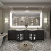 Apmir Super Bright Front & Back LED Lighted Anti-Fog Aluminum Alloy Framed Tempered Glass Bathroom/Vanity Mirror with ETL & 3-Year Warranty - 2 of 4