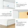 4 Drawer LED Dresser with Charging Station, White, 6-Color Adjustable Light Strip, Wall Anchors, Bedroom/Living Room - 2 of 4