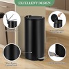 GAOMON Round Trash Can, Modern Garbage Can with Soft Close Lid and Foot Pedal, Compact Wastebasket30 Liter Round Kitchen Trash Can - 2 of 4