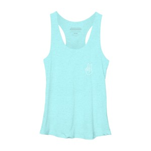 Women's Design By Humans peace By desiredesign Racerback Tank Top - 1 of 3