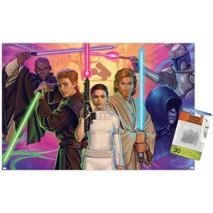 Trends International Star Wars: Attack of the Clones By Monica M. Magaña Unframed Wall Poster Prints - 1 of 4