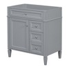 Gulches Modern 30" Bathroom Vanity without Top Sink, Storage Cabinet with 2 Drawers & Tip-out Drawer - 4 of 4