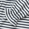 Lands' End Kids Long Sleeve French Terry Knit Dress - Xxs - Navy/Ivory Stripe - 2 of 2
