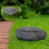 Gardenised Decorative Outdoor Weather-Resistant Artistic Artificial Faux Stone Rock, Garden Patio Granite Grey Fiberglass Stone - 2 of 4