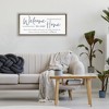 Stupell Industries Welcome Family is Forever Floating Frame Canvas Art - 3 of 4