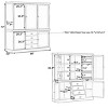 Kitchen Pantry Cabinet with Drawers and Adjustable Shelves, Wooden Storage Cupboard with Doors for Dining Room or Kitchen-The Pop Home - 4 of 4