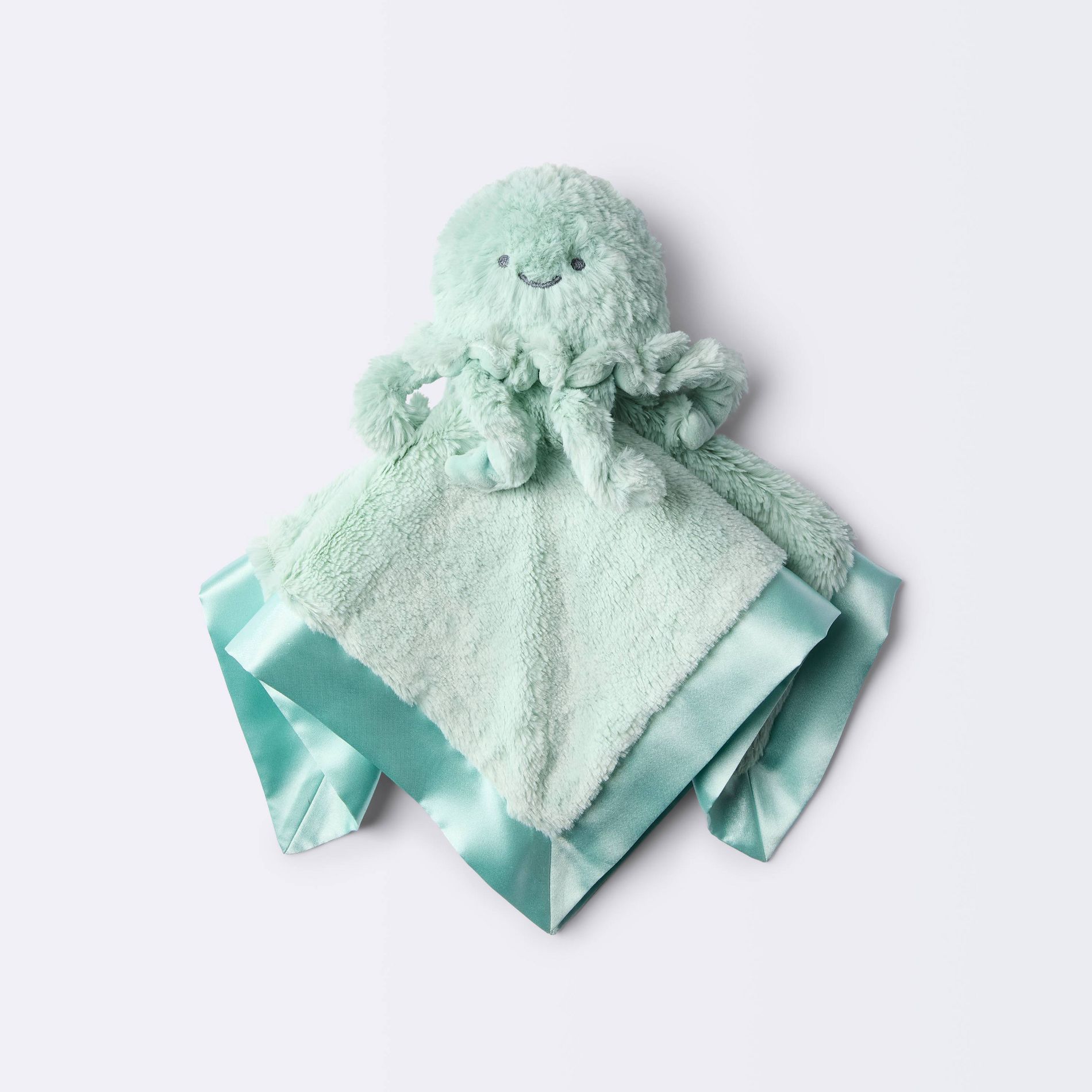 Plush Security Blanket - Jelly Fish - Cloud Island™: Recycled Polyester, 14" x 14", Animal Pattern
