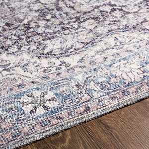 Hauteloom Tavas Blue Persian Style Washable Rug - 1 of 4