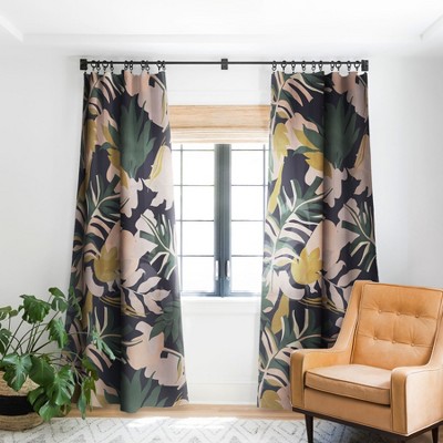 Marta Barragan Camarasa Abstract Nature Tropical 34 Single Panel Room Darkening Window Curtain - Deny Designs