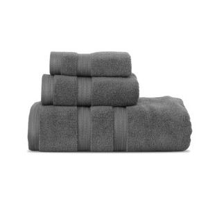 Home Weavers Elegance Essentials 550GSM 100% Cotton Zero Twist Super Absorbent Bath Towel Set - 1 of 4