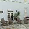 Merrick Lane Adirondack Chair with Cup Holder, Weather Resistant HDPE Adirondack Chair - 2 of 4