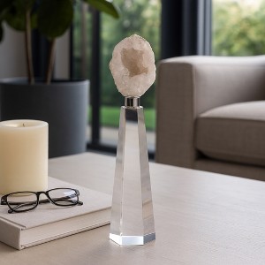 Decorative Home Decor Sculpture or Statues on Crystal Base - Figurine Accent Perfect for Bathroom, Office, and Living Room Décor - 1 of 4