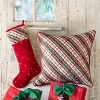 Park Hill Collection Holiday Cheer Plaid Pillow - 4 of 4