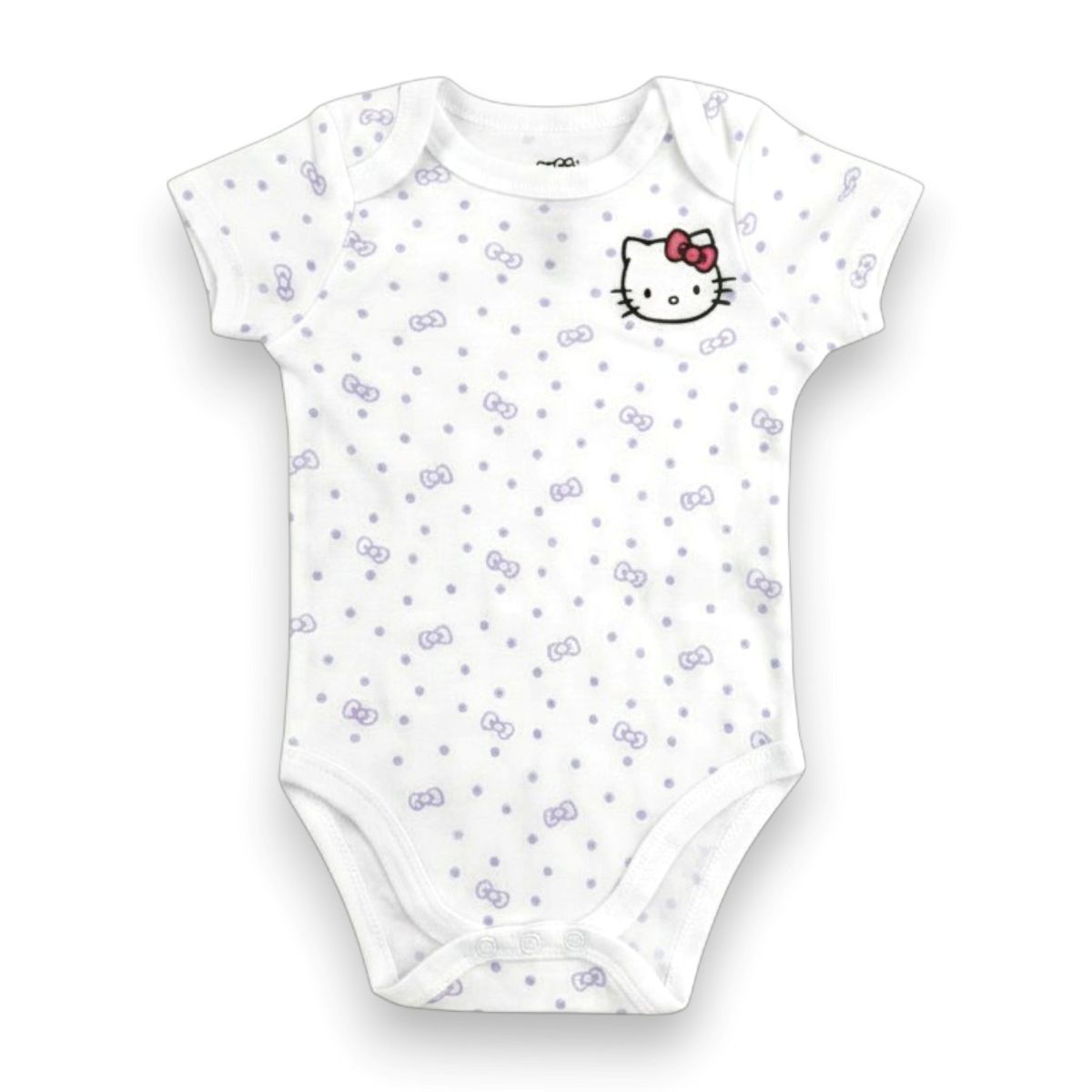 Hello Kitty Infant Girls' 3-Piece Short Sleeve Bodysuit Sets - thumbnail 7
