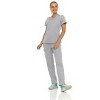 Medichic Women's Medical Scrubs Set- V-Neck with Flare Pant - 2 of 4