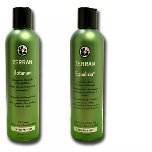 Zerran Botanum Shampoo & Equalizer Conditioner Duo – (8 oz) | Nourishing Plant-Based Hair Care for All Hair Types - 1 of 2