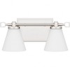 Quoizel Lighting Daniels 2 - Light Vanity in  Polished Nickel - 3 of 4