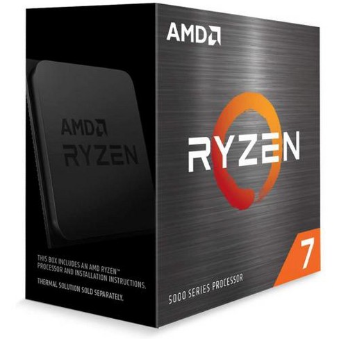AMD Ryzen 7 5700X 8-core 16-thread Desktop Processor without cooler - 8 cores & 16 threads - 3.4 GHz- 4.6 GHz CPU Speed - 36MB Total Cache - image 1 of 2