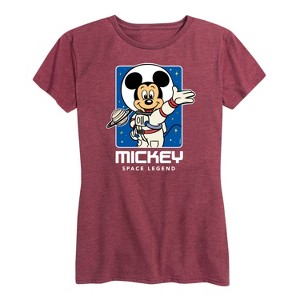 Women's - Disney - Retro Mickey Portrait Short Sleeve Graphic T-Shirt - 1 of 4