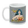 Wonder Woman Vintage Icon Ceramic Coffee Mug, Novelty Gift Mugs for Coffee, Tea and Hot Drinks, 11oz, White - 3 of 4