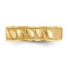 Black Bow Jewelry Polished 3mm Toe Ring with Bead Design in 14k Yellow Gold - 4 of 4
