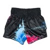 Fairtex BS1938 Black Acid Jazz Slim Cut Muay Thai Boxing Shorts - 2 of 4