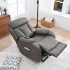 Electric Lift And Recline Chairs,Power Lift Chairs For Seniors,Recliner Armchair For Elderly,Remote Control Recliner Sofa-Cuddlewood - 3 of 4