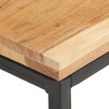 vidaXL Side Table End Table Sofa Coffee Table Living Room Furniture Solid Wood - 3 of 4