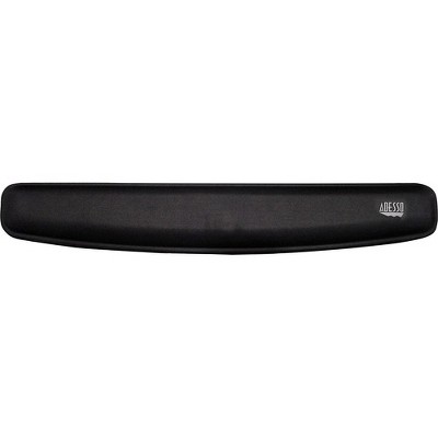 Adesso TRUFORM P300 - Memory Foam Keyboard Wrist Rest - 0.9" x 3.3" Dimension - Black - Rubber Base, Fiber, Memory Foam - Anti-slip
