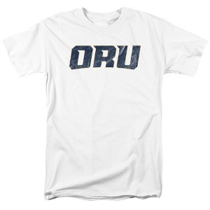 Men's Oral Roberts University Official Distressed Primary Logo T-Shirt Oral Roberts University - 1 of 4