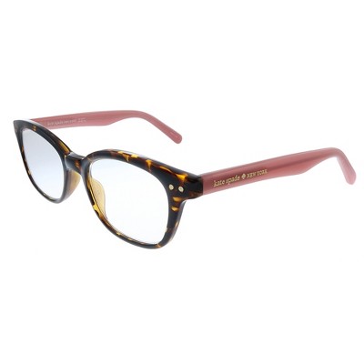 Kate Spade New York KS REBECCA2 086 Womens Oval Reading Glasses Dark Havana 49mm