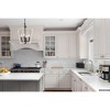 Urban Ambiance Luxury Modern Indoor Chandelier,  18-3/8''H x 14-1/4"W x 14-1/4''D,  Matte Black Finish, UHP4567 - 2 of 4