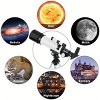 90x Zoom Astronomical Telescope for Kids – 90x Magnification, Includes Two Eyepieces, Tabletop Tripod, and Finder Scope Blue - 4 of 4