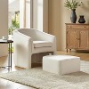 Giles Morden Upholstered Armchair with Removable Legs Storage Ottaman|Artful Living Design - 2 of 4