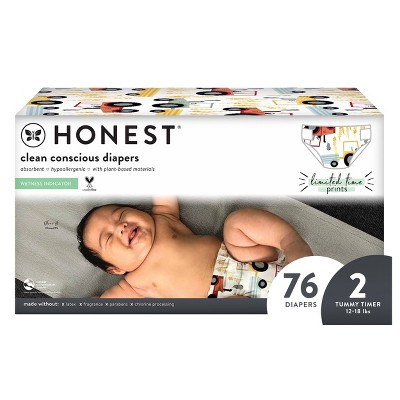 Image of The Honest Company Disposable Diapers - Farmlife - Size 2 - 76ct