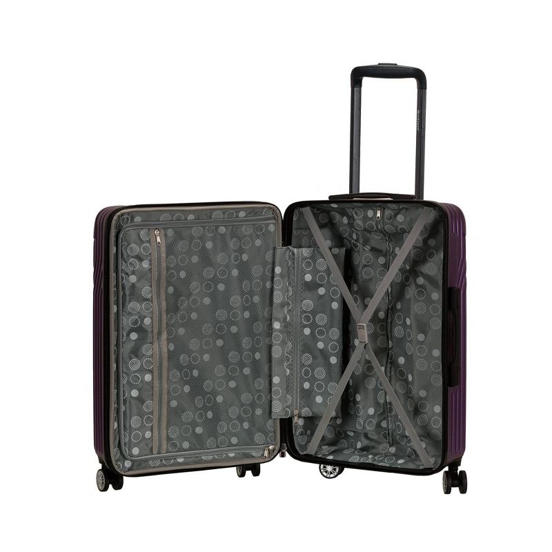 Rockland Pista 3pc Hardside ABS Non-Expandable Luggage Set, 4 of 5