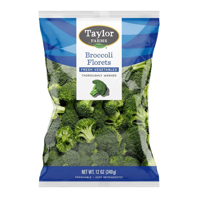 Taylor Farms Broccoli Florets - 12oz, 1 of 7