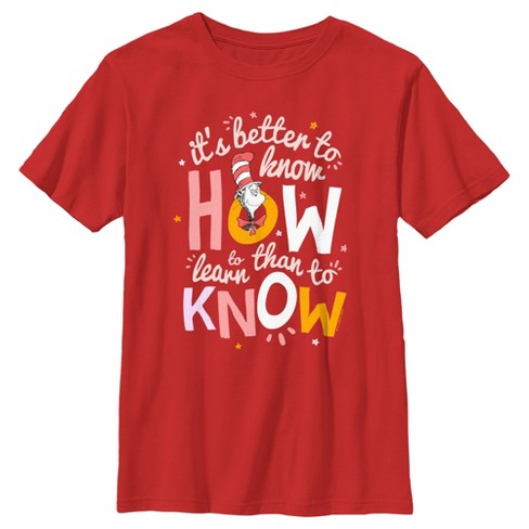 Red dr best sale seuss shirt