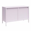 Maliang 2-Door Accent Cabinet with Fluted Glass - 3 of 4