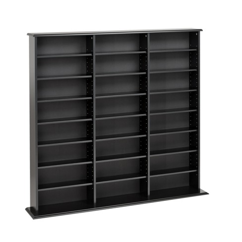 Locking Media Storage Cabinet Black - Prepac : Target