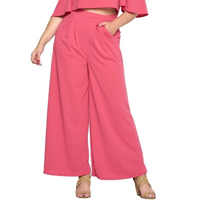 L I V D Women's Rachel Wide Leg Pocket Pants