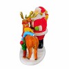 Department 56 Villages 5.0 Inch Main Street Town Santa Snow Village Limited Reindeer Village Accessories - 3 of 4