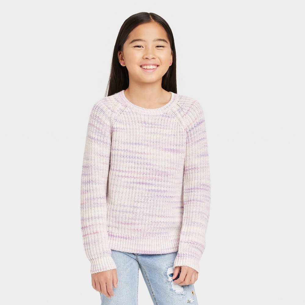 Girls' Pullover Sweater - Cat & Jack Pink M