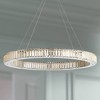 Possini Euro Design Vesta Chrome Pendant Chandelier 35 1/2" Wide Modern LED Ring Crystal Glass Fixture for Dining Room Foyer Kitchen Island Entryway - 2 of 4